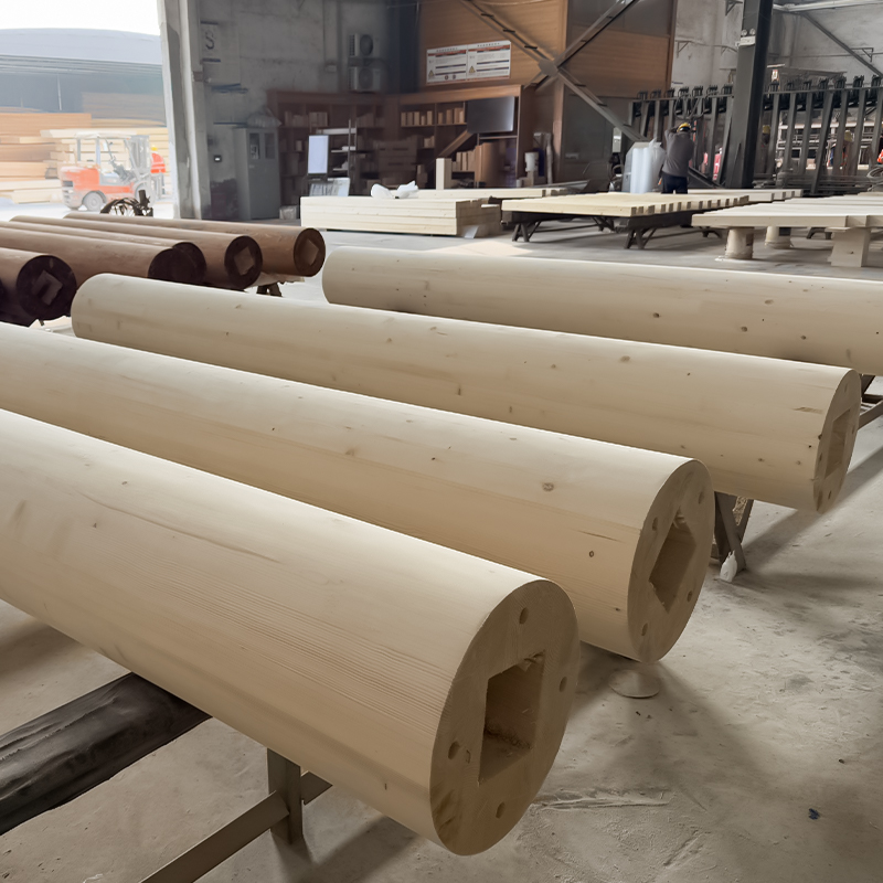 Bor Okrugli Glulam stup